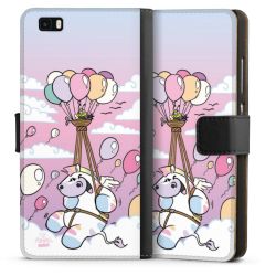 Sideflip mit langer Lasche schwarz