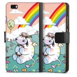 Sideflip mit langer Lasche schwarz