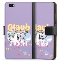 Sideflip mit langer Lasche schwarz