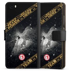 Sideflip mit langer Lasche schwarz