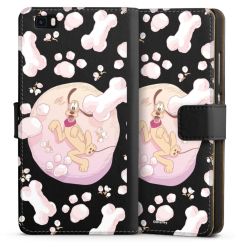 Sideflip mit langer Lasche schwarz