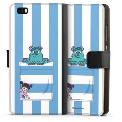 Sideflip mit langer Lasche schwarz