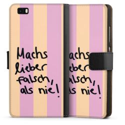 Sideflip mit langer Lasche schwarz