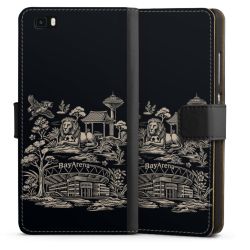 Sideflip mit langer Lasche schwarz