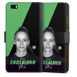 Sideflip mit langer Lasche schwarz