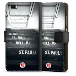 Sideflip mit langer Lasche schwarz