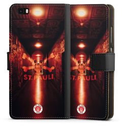 Sideflip mit langer Lasche schwarz