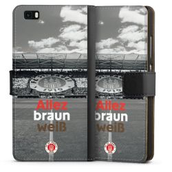 Sideflip mit langer Lasche schwarz