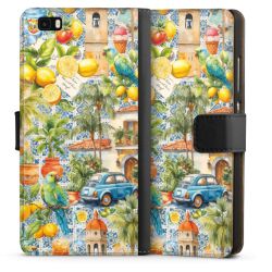 Sideflip mit langer Lasche schwarz