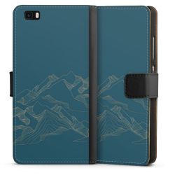 Sideflip mit langer Lasche schwarz