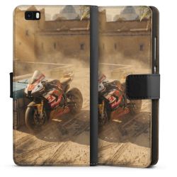 Sideflip mit langer Lasche schwarz