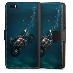 Sideflip mit langer Lasche schwarz