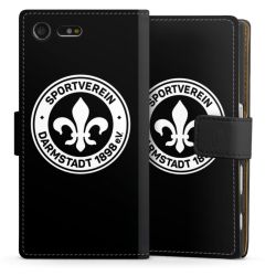 Sideflip mit langer Lasche schwarz