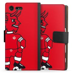 Sideflip mit langer Lasche schwarz