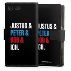 Sideflip mit langer Lasche schwarz