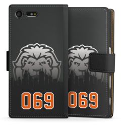 Sideflip mit langer Lasche schwarz