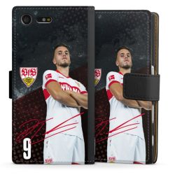 Sideflip mit langer Lasche schwarz