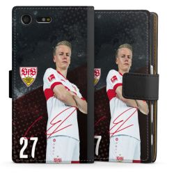 Sideflip mit langer Lasche schwarz