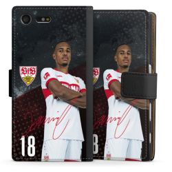 Sideflip mit langer Lasche schwarz