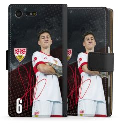 Sideflip mit langer Lasche schwarz