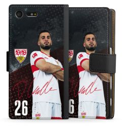 Sideflip mit langer Lasche schwarz