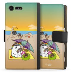 Sideflip mit langer Lasche schwarz