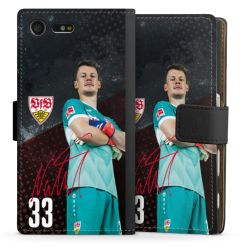 Sideflip mit langer Lasche schwarz