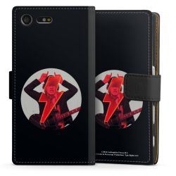 Sideflip mit langer Lasche schwarz