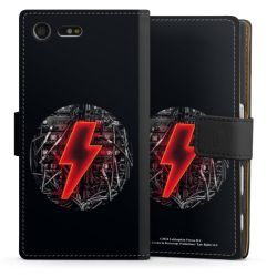 Sideflip mit langer Lasche schwarz