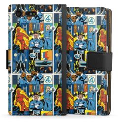 Sideflip Fodral med flap svart