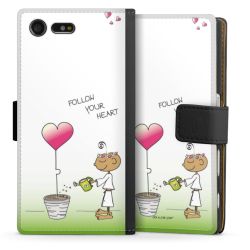 Sideflip mit langer Lasche schwarz