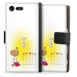 Sideflip mit langer Lasche schwarz