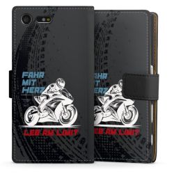 Sideflip mit langer Lasche schwarz