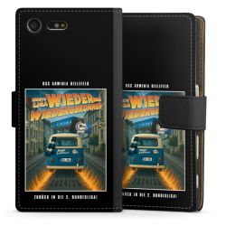 Sideflip mit langer Lasche schwarz