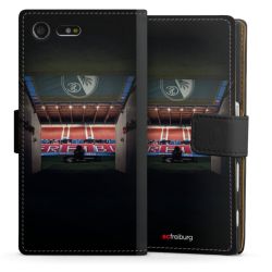 Sideflip mit langer Lasche schwarz