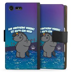 Sideflip mit langer Lasche schwarz