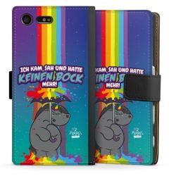 Sideflip mit langer Lasche schwarz