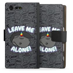 Sideflip mit langer Lasche schwarz