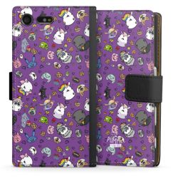 Sideflip mit langer Lasche schwarz