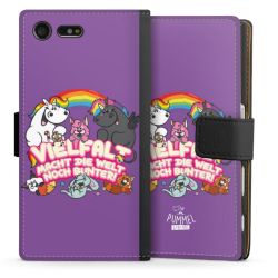 Sideflip mit langer Lasche schwarz