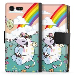 Sideflip mit langer Lasche schwarz