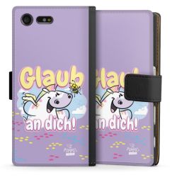 Sideflip mit langer Lasche schwarz