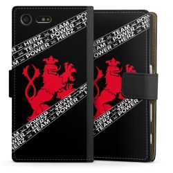 Sideflip mit langer Lasche schwarz