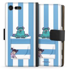 Sideflip mit langer Lasche schwarz