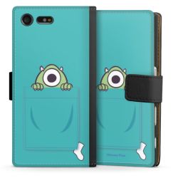 Sideflip mit langer Lasche schwarz