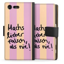 Sideflip mit langer Lasche schwarz