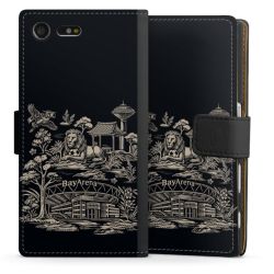 Sideflip mit langer Lasche schwarz