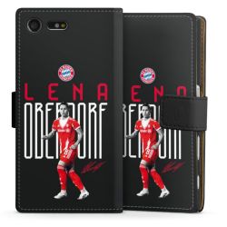 Sideflip mit langer Lasche schwarz