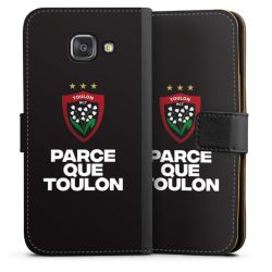 Sideflip mit langer Lasche schwarz