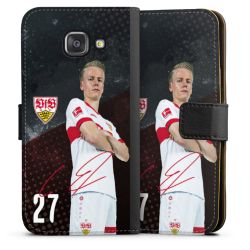 Sideflip mit langer Lasche schwarz